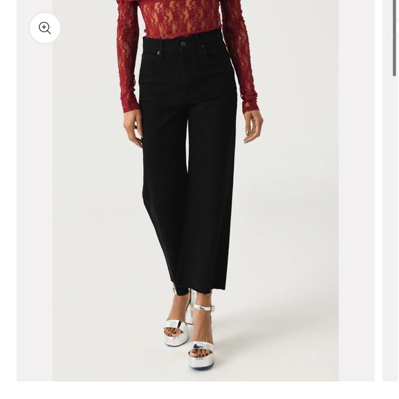 SLVRLAKE Black Grace Crop - Picture 1 of 1